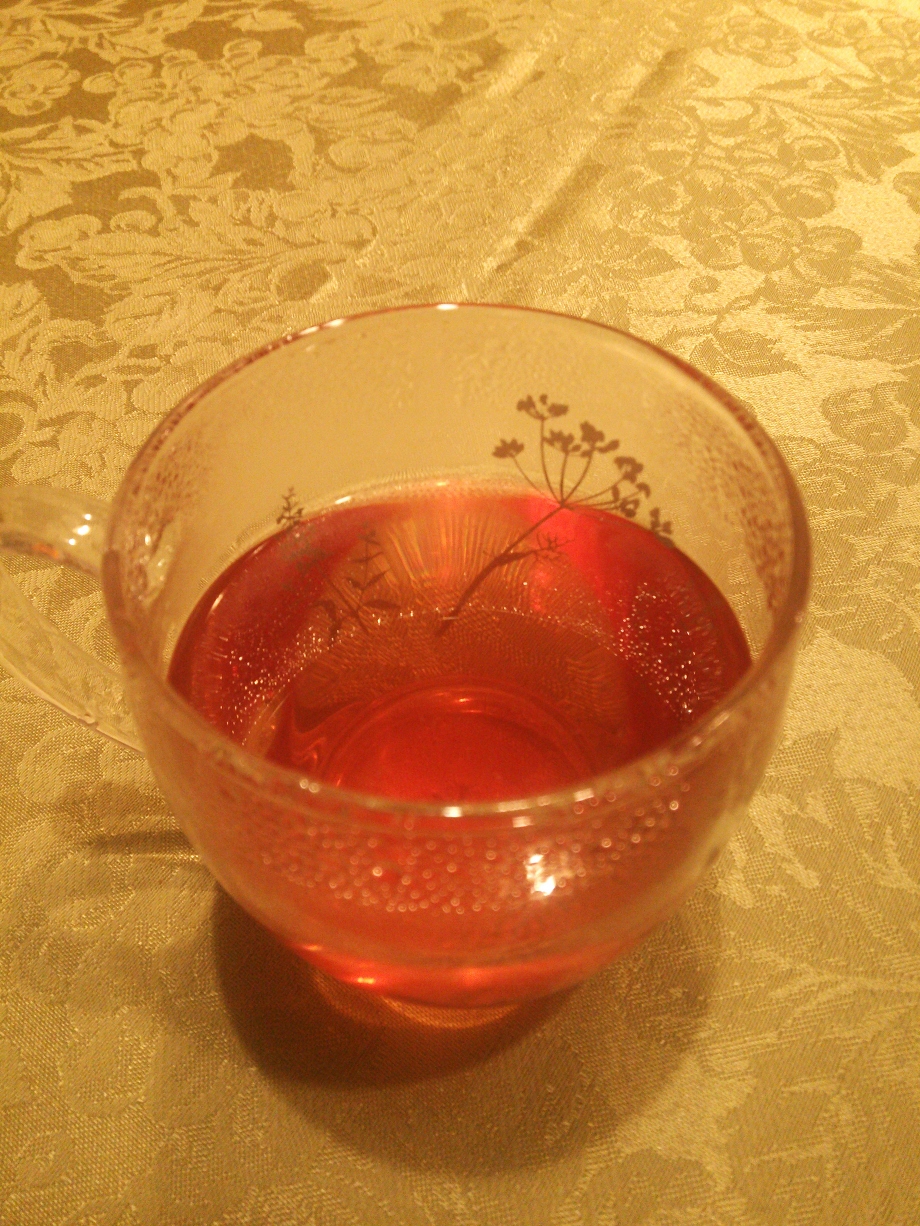 ハーブを楽しんでいます